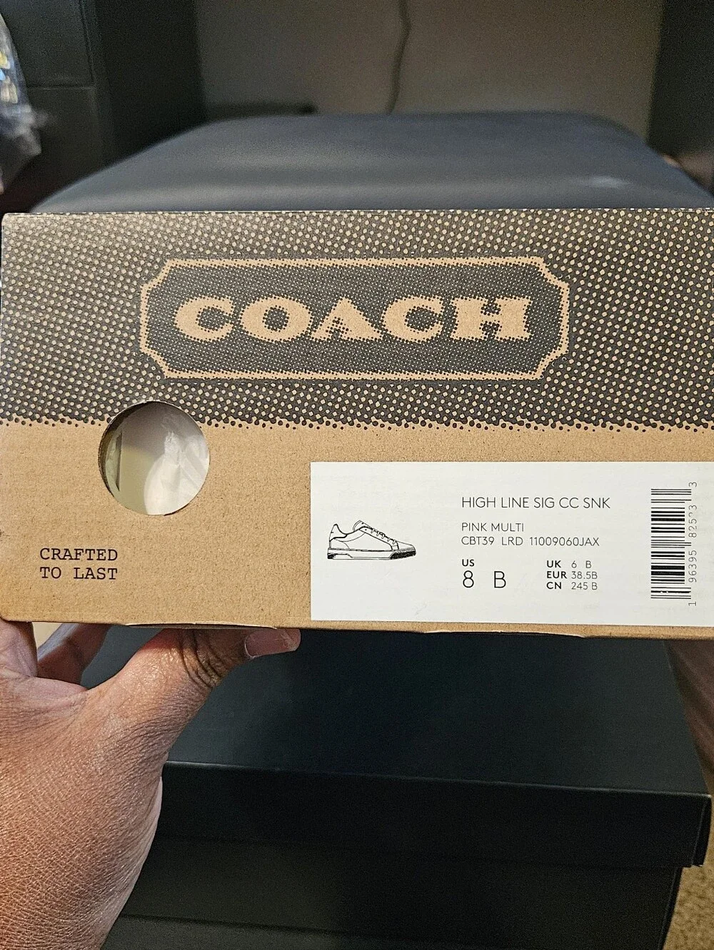 Coach High Line Sneaker In Signature Canvas